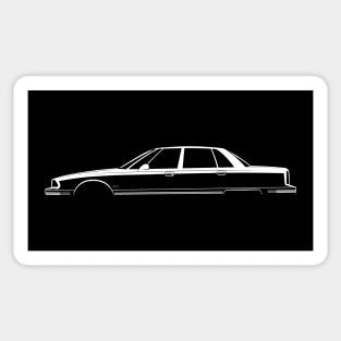 Oldsmobile 98 (1991) Silhouette Sticker